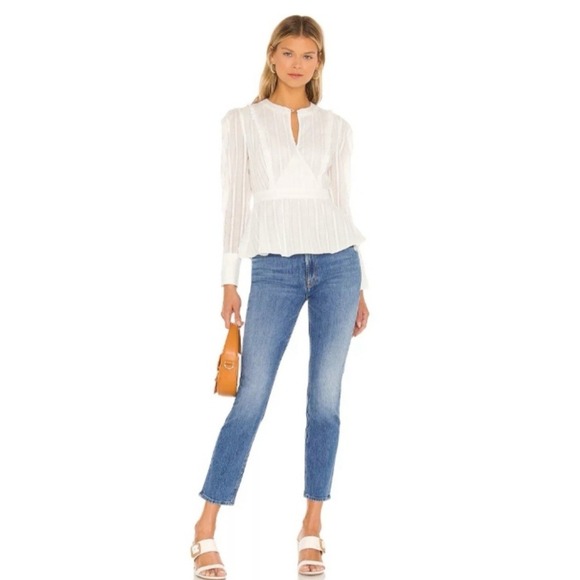 MOTHER The Mid Rise Dazzler‎ Ankle Jeans Cut & Paste Wash Women's 26 - Picture 1 of 11